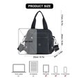 thumbnail image 3 of Deago Women Nylon Tote Purse Waterproof Multi-function Crossbody Shoulder Handbags Light Travel Messenger Bag (Black), 3 of 10