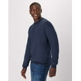 thumbnail image 4 of Hanes Ultimate Men's Heavyweight Fleece Crewneck Sweatshirt Navy 2XL, 4 of 4