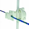 Field Guardian 102403 Round Post - W Style Screw on - Polywire & Wire, White