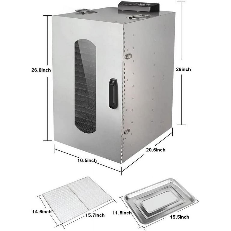 INTSUPERMAI Commercial Food Dehydrator Dryer Air Dry Machine for