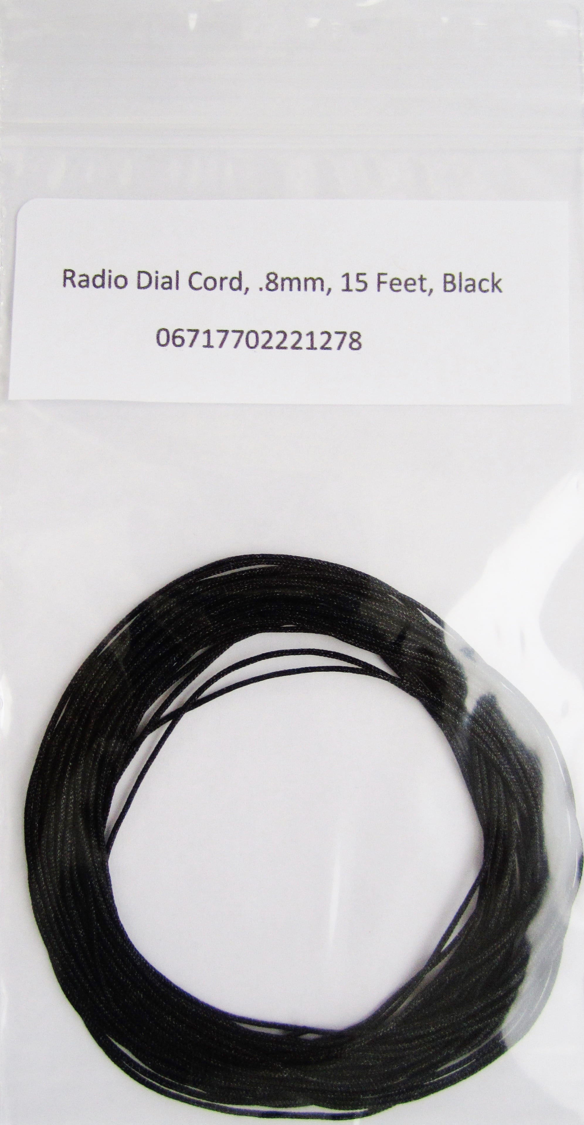 Radio Dial Cord Replacement Dial Selector String .8mm Black 15 feet BTA ...