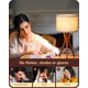 thumbnail image 4 of Lámpara EDISHINE 44.5 cm Trípode Base de Madera Pantalla de Lino Beige 110V, 4 of 8