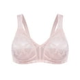 thumbnail image 4 of Deyllo Women Plus Size Seamless Bras Full-Figure Minimizer Bra Push Up Non Padded Pink Bras Clothes-Size 40C, 4 of 4