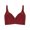Wine, variant on Honeeladyy Womens Plus Size Bra Embroidered Glossy Comfortable Breathable Bra Christmas Gifts for Girlfriend #Jb-36