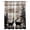 Brown, variant on Teal Brown Deer Silhouettes Blackout Curtains for Bedroom, Trees Wooden Retro Art Farmhouse Thermal Insulated Kitchen Drapes with Grommets, Light Blocking Window Treatment, 2 Panels 52" x 72"