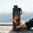 thumbnail image 7 of Goofa Cool Fire Man Print 18oz Sports Insulated Kettle With Straw Water Bottle Sports Water Bottle For Running Hiking Cycling Climbing Mans Womans, 7 of 7