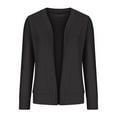 thumbnail image 5 of Itsame Womens Cardigan, Casual Long Sleeve Open Front Cardigan Blouse Black L, 5 of 7