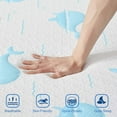 thumbnail image 4 of 5 Inch Gel Memory Foam Mattress, Twin XL Size, Whale Medium-Firm Bed Mattress, Pressure Relief Cooler Sleep for Kids Adult Bed in a Box CertiPUR-US Certified, 4 of 6