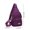 Purple-PP-home supplies, variant on LEFTHIGH Home Travel Fashionable Chest Bag for Women Large Capacity Fabric Waterproof Sling Bag Convenient Crossbody Front Pack Household Essentials