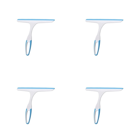 2-8pcs 9.4 Inch Hand Squeegee for Shower Glass Durable Grip Flexible Silicone Blade Lightweight Ergonomic Shower Squeegee for Glass Doors Windows Tiles Car Windshield