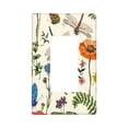 thumbnail image 1 of Flowers Butterflies Print Light Switch Cover Decorative 1 Gang Single Rocker Switch Plate Covers Botanical Insects Wall Plates for Light Plates Switch Covers for Room Home Decor, 1 of 7