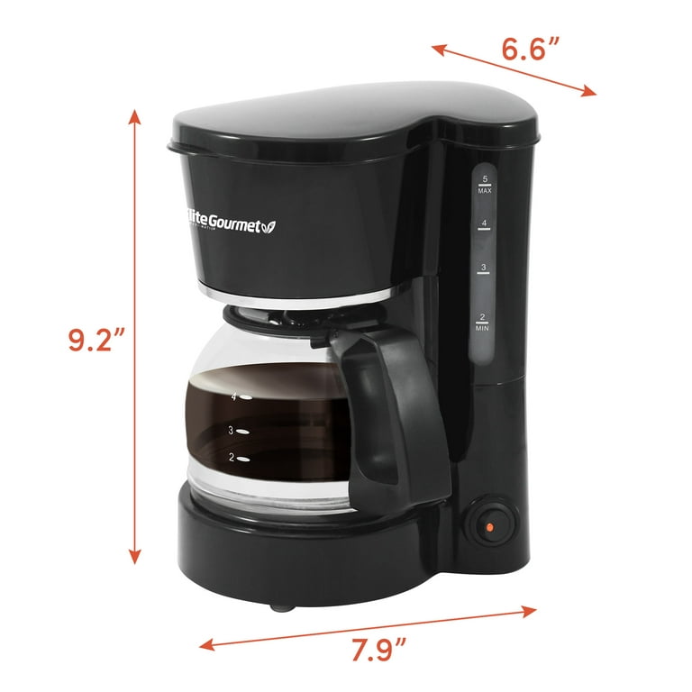 Cuisine 5 Cup Coffeemaker with & Serve -