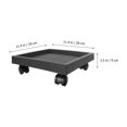 thumbnail image 2 of EIMELI 1Pc Square Flowerpot Tray Movable Plant Pot Tray Portable Flower Pots Base Plate, 2 of 7