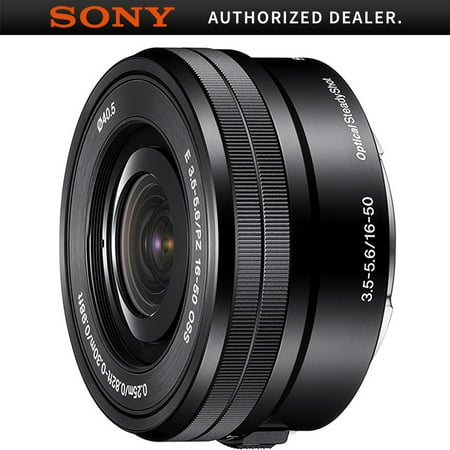 Sony - 16-50mm f/3.5-5.6 Retractable Zoom Lens for Most NEX E-Mount Cameras - Black