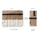 thumbnail image 5 of Bolsa De Almacenamiento De Cubiertos Lona Caqui Enrollada Con Múltiples Bolsillos Correa Fija Vajilla Organizador Cuchara Tenedor Cuchillo Bolsa De Transporte Para Oficina Viajes Picnic Camping Bbq Advancent HA014703-00, 5 of 7
