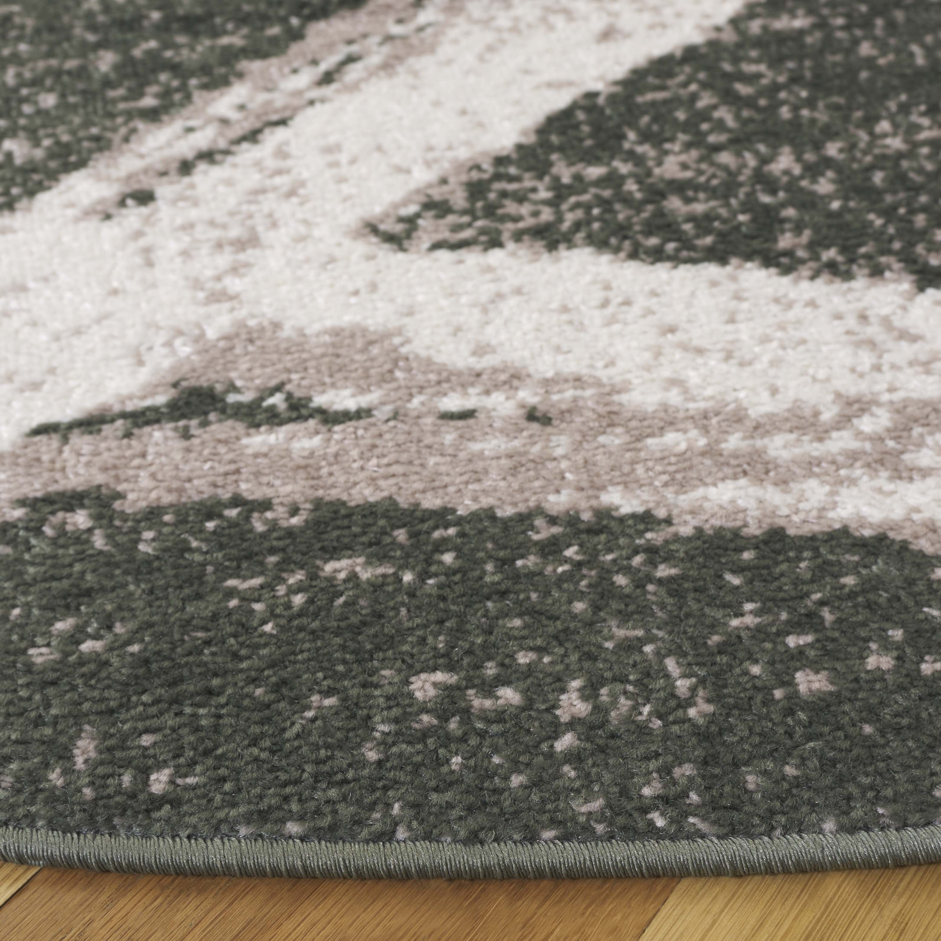 Safavieh Adirondack Isidor Geometric Swirls Area Rug, Dark Green/Ivory, 8' x 8' Round