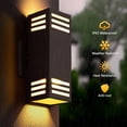 thumbnail image 3 of Luces de pared para exteriores wowlite, paquete de 2, color bronce, resistentes al agua, 3 of 9