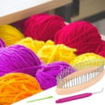 thumbnail image 4 of Knitting Looms Set with Looms Pick Tool & Needle Kids Sturdy & Safe Creativity, 4 of 7