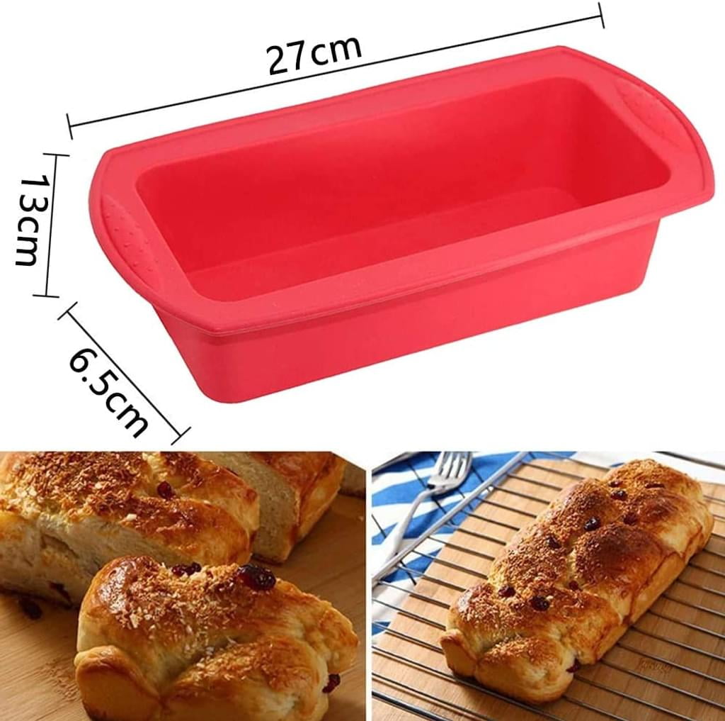 Hansanti 7in1 Silicone Bakeware Baking Set, Kitchen Bake Pans Molds Tray  for Oven with BPA Free Round/Square Cake Pan, Loaf Pan, Muffin Pan for  Bread