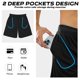 thumbnail image 3 of Pantalones cortos deportivos BALENNZ para hombre con bolsillos y cintura elástica, 3 of 5