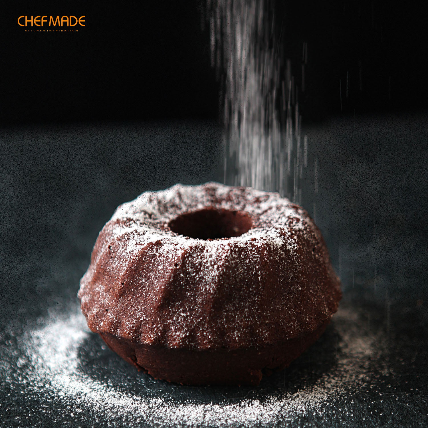 Miragee 7 inch Non-Stick Bundt Pan, Carbon Steel Kugehopf Mold, Easy to Use  and Release, Champagne Color