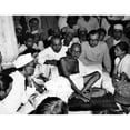 thumbnail image 2 of Mahatma Gandhi Listens To Muslims During The Height Of The Warfare Between Muslims History (24 x 18), 2 of 2