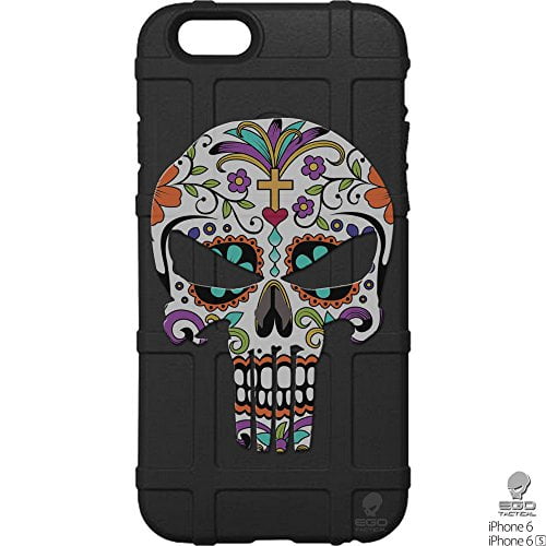 Stressvol adverteren gangpad LIMITED EDITION - Authentic Made in U.S.A. Magpul Industries Field Case for  Apple iPhone 6 Plus/ iPhone 6s Plus (Larger 5.5" Size) Dia De Los Muertos  Punisher - Walmart.com