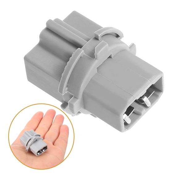 LULULION Dark Grey Plastic Brake Light Socket for Car Tail and Turn Signals