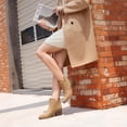 thumbnail image 6 of Ecetana Ankle Cowboy Boots for Women Cowgirl Short Boots Chunky Heels Western Booties, 6 of 7