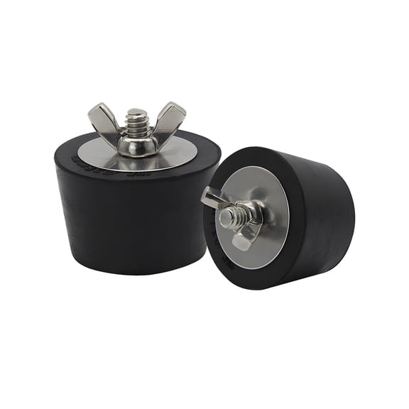 Rubber Winterizing Plugs for Pool & Spa – 2 Pack 1.5" Leak-Proof Freeze Protection Stoppers