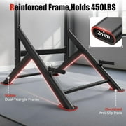Sportsroyals Power Tower Pull Up Bar Station, 450LBS Stable Pull Up Dip Station for Home Gym | FED Fitness
