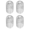 thumbnail image 5 of 4 Pack Aluminum Gutter Screens Metal Downspout Protector Mesh Filter Debris Sheets Adjustable Mesh Downspout Protector (12*17cm), 5 of 5