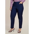 thumbnail image 2 of ELOQUII Women's Plus Size Tall Kady Fit Double-Weave Pant, 2 of 3