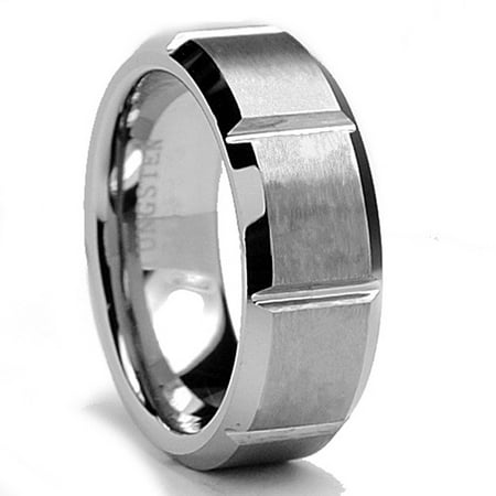 king will tungsten ring matte vertical groove 8mm tungsten wedding bands for men 11 - Tungsten Wedding Rings king will tungsten ring matte vertical groove 8mm tungsten wedding bands for men 11 - Tungsten Wedding Rings