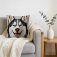 thumbnail image 1 of ddioayh Throw Pillow Cover Animal Print Soft Machine Washable 45x45cm for Sofa Chair Bedroom Home Decor Spring Easter Pet Theme Decorative Gift Idea, 1 of 6