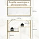 thumbnail image 4 of Mesa Consola Dorado FurnitureR Entrada Moderna 3 Niveles 100 cm, 4 of 9