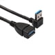thumbnail image 2 of 4X Cable de Extensión de Ángulo Recto de 90 Grados USB 3.0 Cable Adaptador Macho A Hembra, 20 cm, 2 of 5