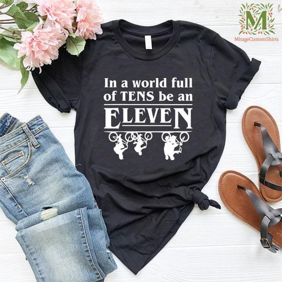 Eleven Tshirt, 11Th Birthday Shirt, 11Th Birthday , Eleventh Birthday Shirt Girls-Boys, 11 Year Old Girl , Hello Eleven Tshirt, Full Size S-5XL