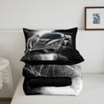 thumbnail image 4 of Erosebridal Cool Sports Car Comforter Sets Queen Size, Bedroom Decor, Ultra Soft, 3-Piece, 4 of 6