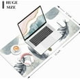 thumbnail image 3 of Desk Mat, Large Mouse Pad, 31.5" x 11.8" XXL Extended Gaming Mousepad, Desktop Decor Desk Pad, Cute Men Women Office Supplies and Accessories, XL Mouse Pad for Laptop & Keyboard, Boho Feather, 3 of 6