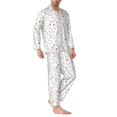 thumbnail image 2 of Bingfone Men's Pajama Set 2 Piece Loungewear PJs, Long Sleeve with Pajama Pants-Funny Chicken, 2 of 7