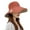 Brick Red, variant on Yirtree Women's Packable Reversible Marguerite Embroidery Hat UV Sun Protection Wide Brim Summer Beach Cap