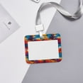 thumbnail image 5 of Junzan Colorful Hawaii Palms ID Badge Holder with Windows Key Card Work Badge Sleeve for Office, School, Factory, ID Credit Cards, Proximity Key Cards, 5 of 6