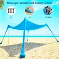 thumbnail image 4 of Carpa de playa COMMOUDS, 36 x 366 cm, UPF50+, 12 x 12 pies, 4 of 7