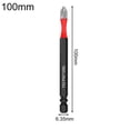 thumbnail image 4 of 5Pcs Cross Magnetic Screwdriver Bit Alloy Steel Anti-Slip Long Drill Bits Ph2, 4 of 7