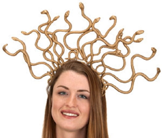 Medusa Headband Snake Headpiece Greek Goddess Costume Accessory