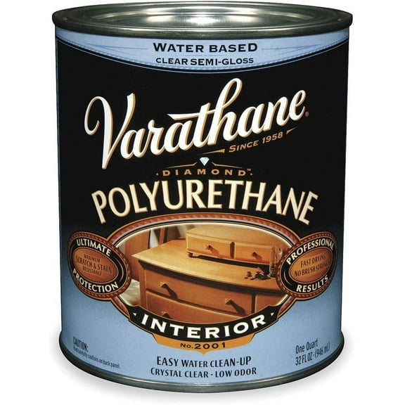 1-gal. Clear Semi-Gloss Water-Based Interior Polyurethane 2-Pack