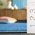 thumbnail image 4 of SAFAVIEH Vision Adrasteia Overdyed Solid Runner, 2'2" x 8', Blue - Modern Design, Blue, Non-Shedding & Easy Cleaning, Ideal for Living Room, Bedroom, Dining Space, Entryway, Hallway, Kitchen, 4 of 12