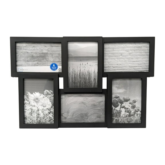 Mainstays 6-Opening Black Collage Frame (Multiple Sizes)