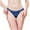 Blue, variant on MuZeFu Womens Underwear Thong Women's Solid Color High Waisted Bikini Lace Ice Silk Underwear